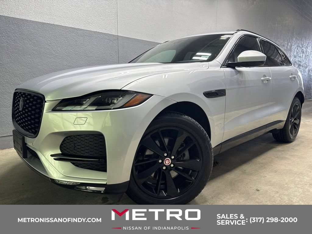 Silver 2023 Jaguar F-PACE SUV / Crossover All-Wheel Drive 8-Speed Automatic