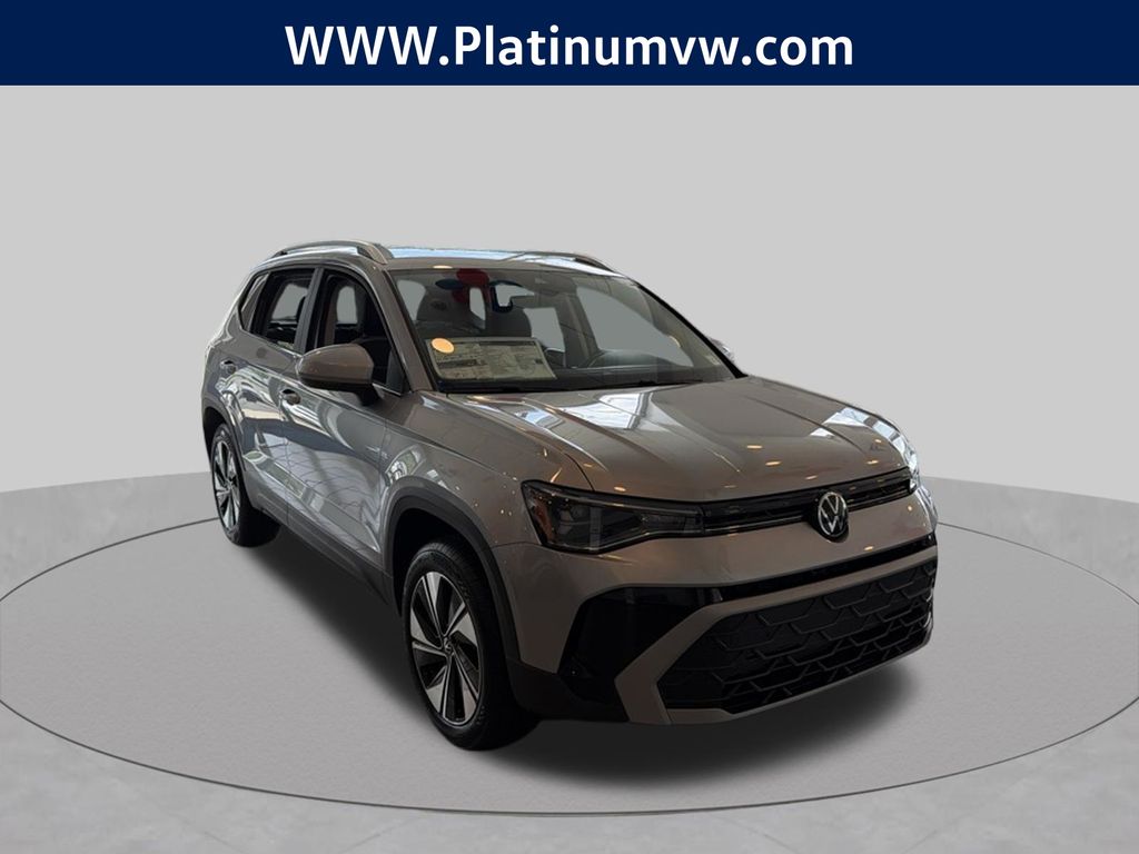 Pyrite Silver Metallic 2026 Volkswagen Taos SUV / Crossover All-Wheel Drive 8-Speed Automatic
