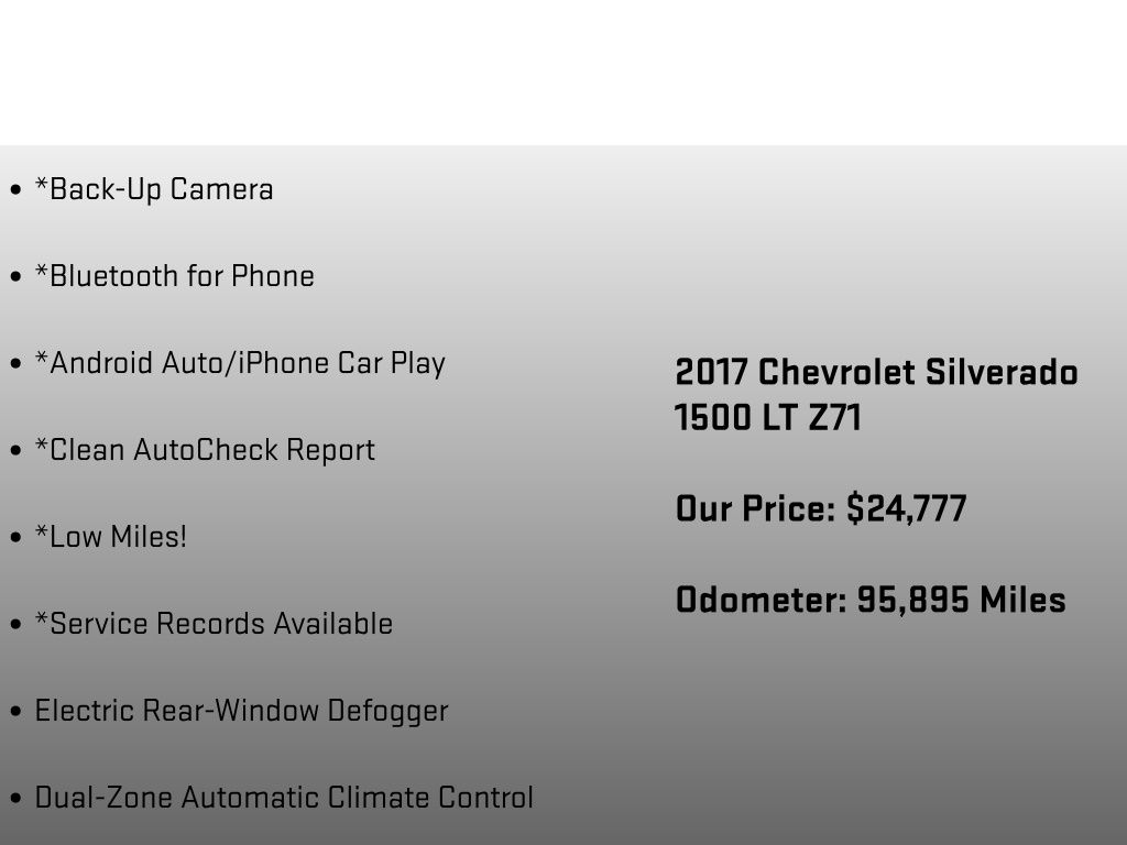 2017 Chevrolet Silverado 1500 LT Gray at Klick Lewis Buick Chevrolet