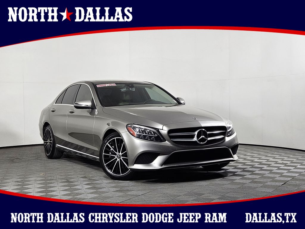 Mojave Silver Metallic 2021 Mercedes-Benz C-Class Sedan Rear-Wheel Drive 9-Speed Automatic