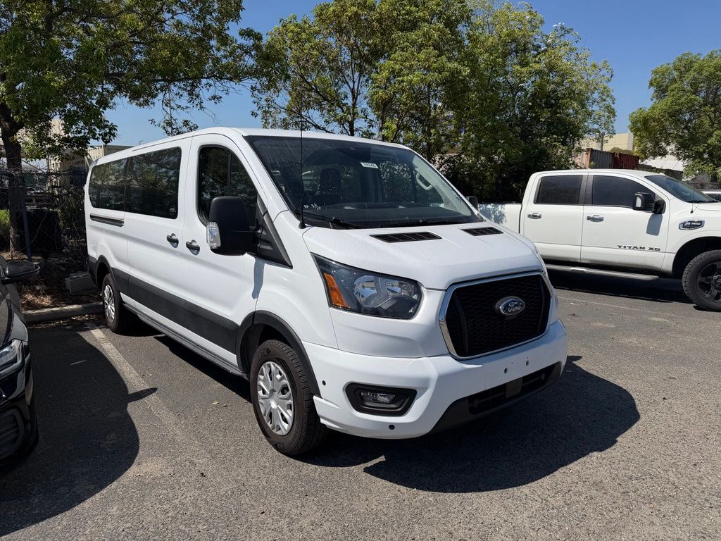 Oxford White 2024 Ford Transit Passenger Van Rear-Wheel Drive