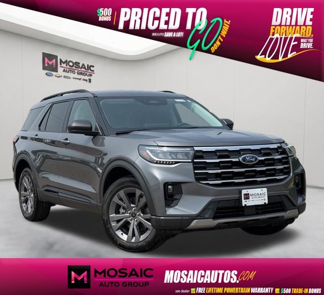 Carbonized Gray Metallic 2026 Ford Explorer SUV / Crossover All-Wheel Drive Automatic