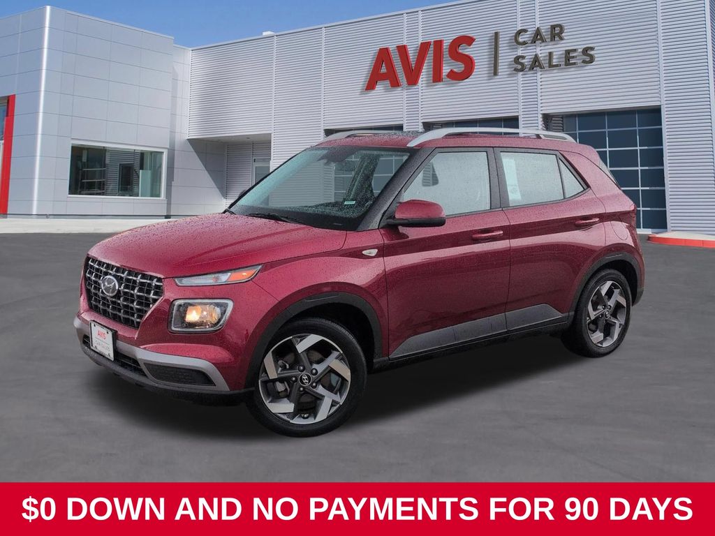 Red 2025 Hyundai Venue SUV / Crossover Front-Wheel Drive Continuously Variable Transmission