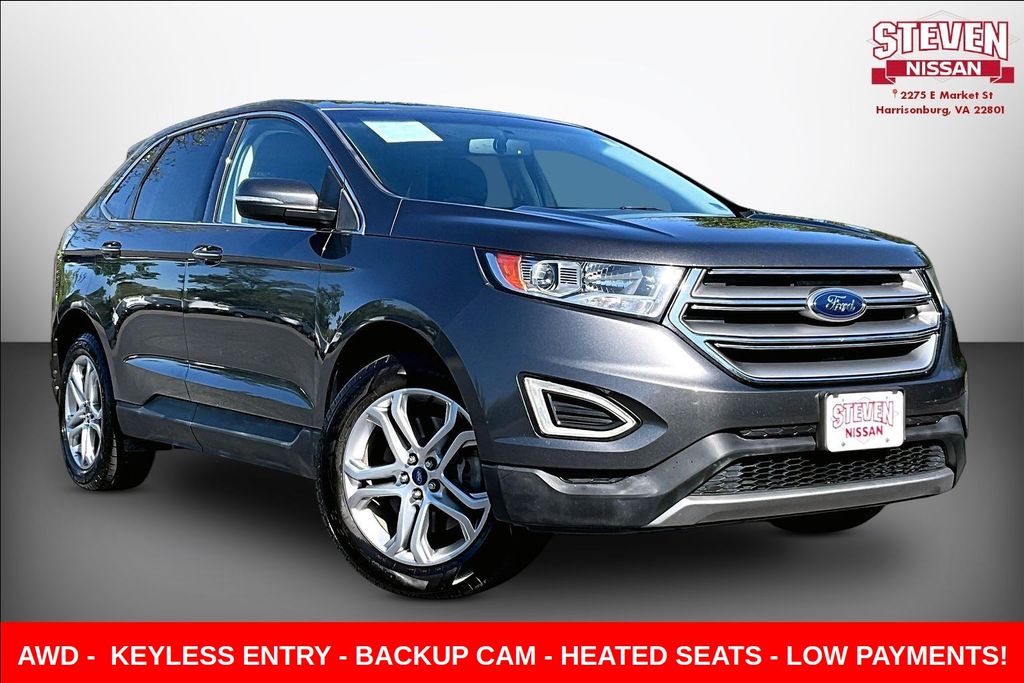 Gray (Magnetic) 2017 Ford Edge Titanium AWD SUV / Crossover All-Wheel Drive 6-Speed Automatic