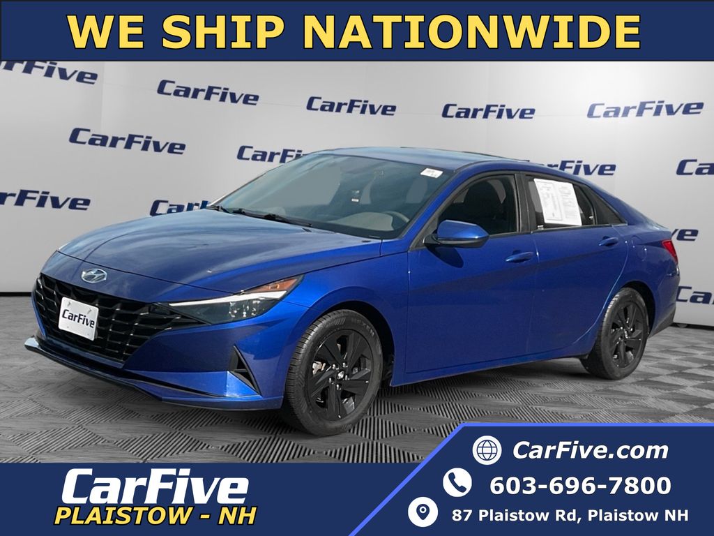 Intense Blue 2023 Hyundai Elantra Sedan Front-Wheel Drive Continuously Variable Transmission
