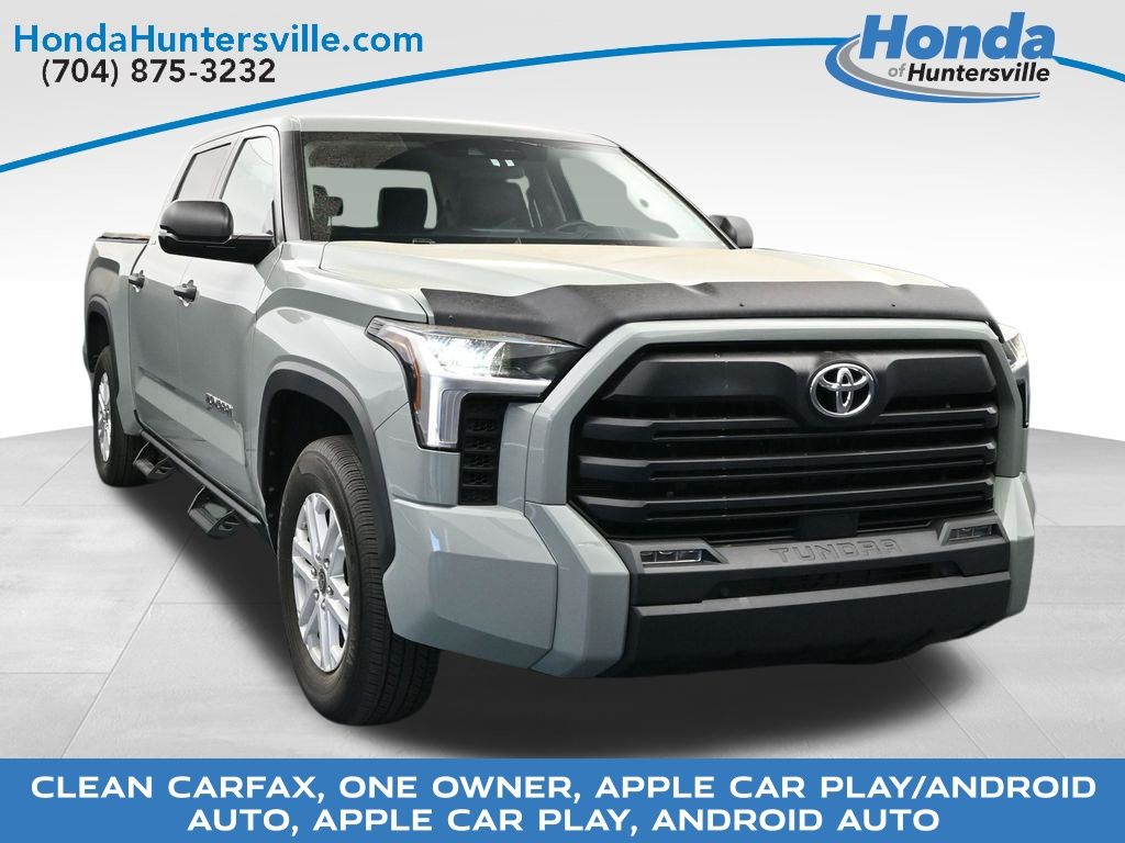 Lunar Rock 2024 Toyota Tundra SR5 CrewMax Cab RWD Pickup Truck 4X2 Automatic