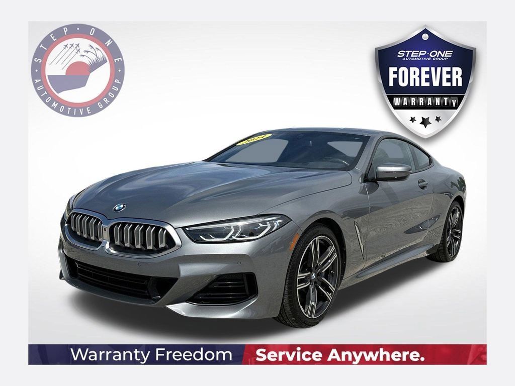 Skyscraper Gray Metallic 2024 BMW 8 Series 840i Coupe RWD Coupe Rear-Wheel Drive 8-Speed Automatic