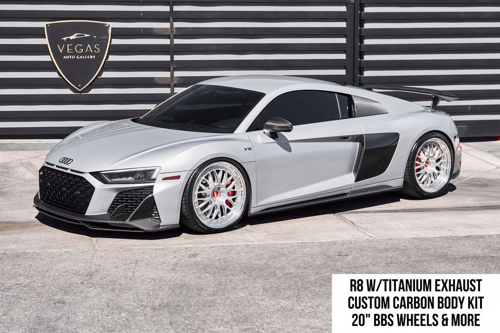Silver 2020 Audi R8 quattro V10 Performance Coupe AWD Coupe All-Wheel Drive 7-Speed Automatic