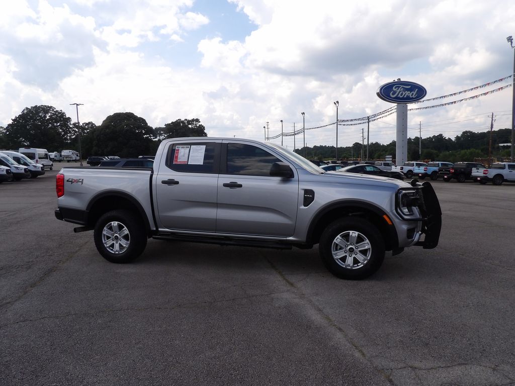 Silver Metallic 2024 Ford Ranger Pickup Truck Four-Wheel Drive Automatic