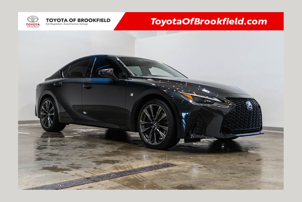 Black (Caviar) 2025 Lexus IS Sedan 6-Speed Automatic