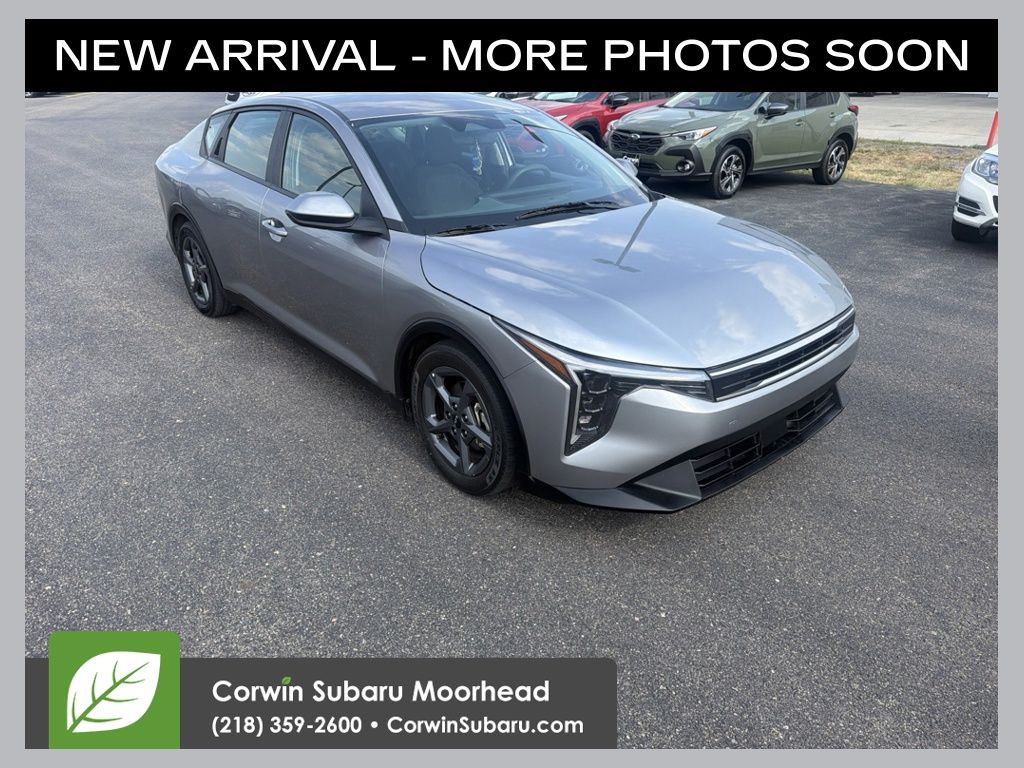 Steel Gray 2025 Kia K4 Sedan Front-Wheel Drive Continuously Variable Transmission