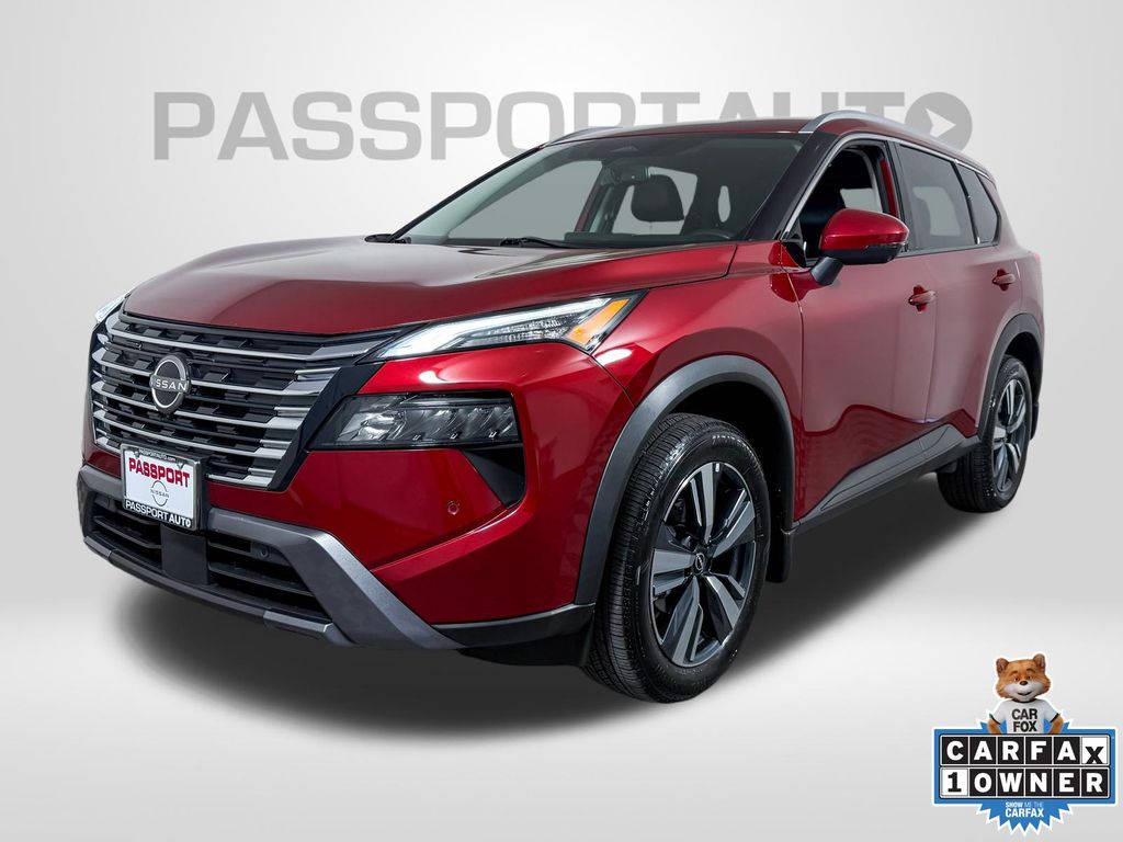 Red (Scarlet Ember Tintcoat) 2024 Nissan Rogue SUV / Crossover All-Wheel Drive Continuously Variable Transmission