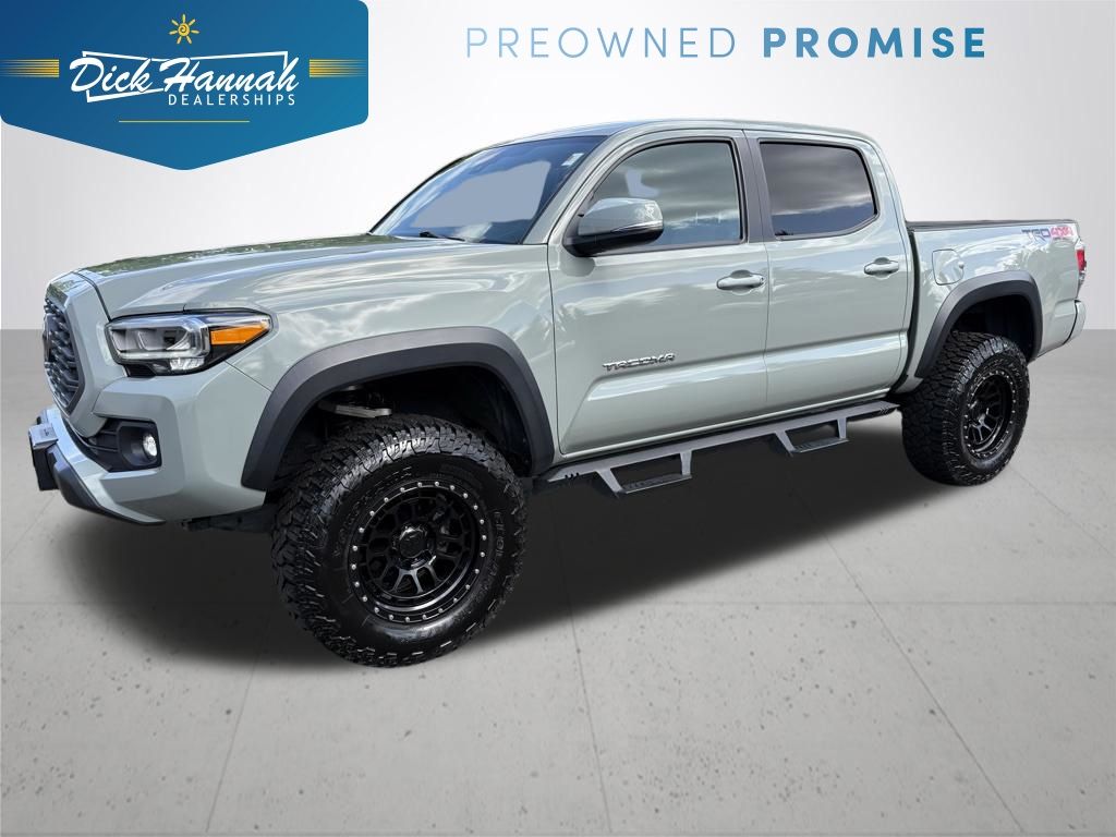 Lunar Rock 2023 Toyota Tacoma TRD Off Road Double Cab 4WD Pickup Truck Four-Wheel Drive 6-Speed Automatic