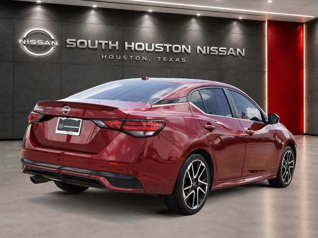 2025 Nissan Sentra SR Red at DeMontrond Mazda