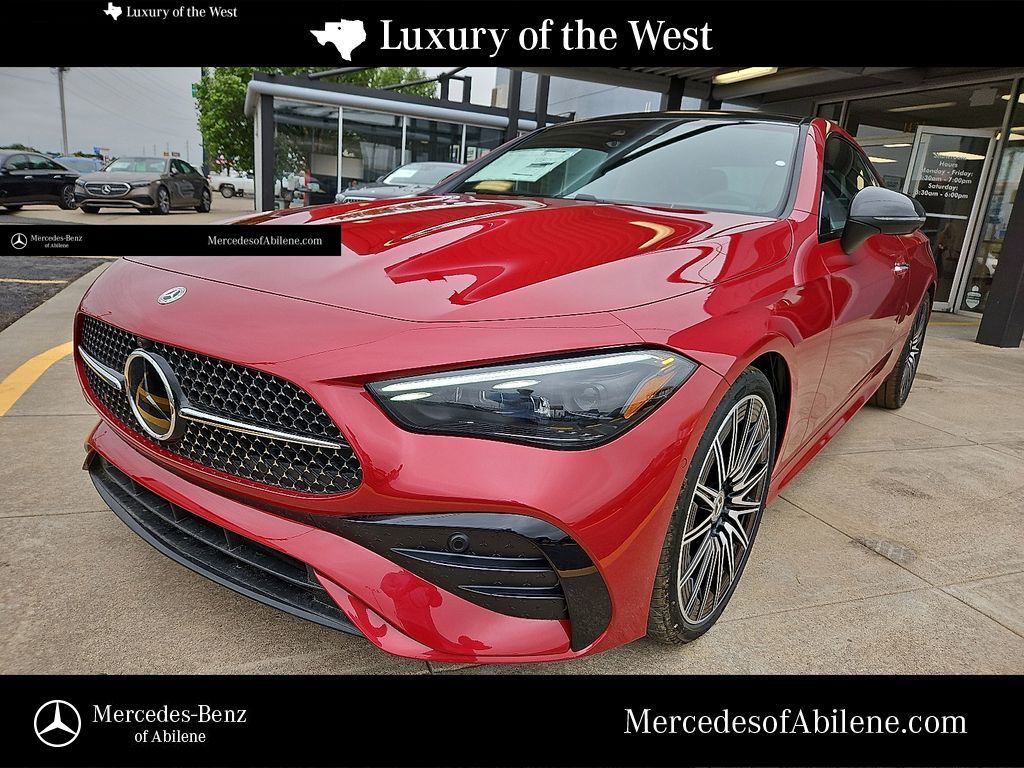 Patagonia Red Metallic 2026 Mercedes-Benz CLE 450 4MATIC Convertible All-Wheel Drive 9-Speed Automatic