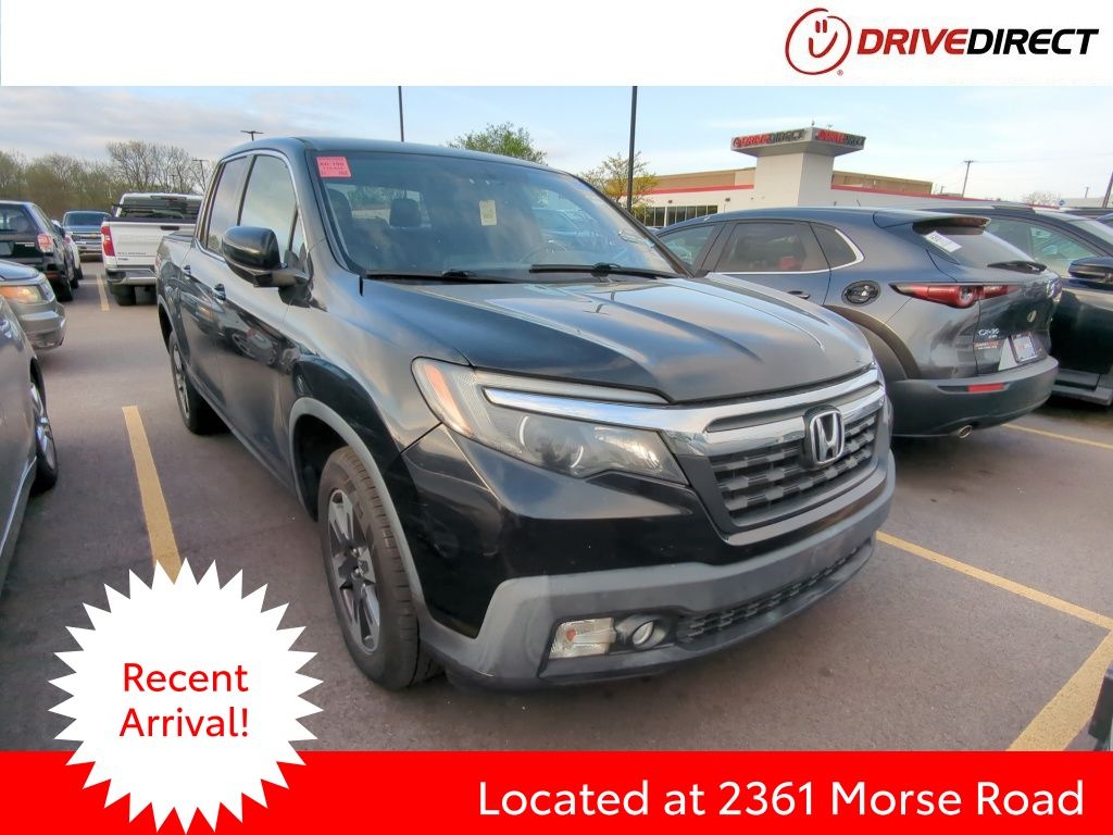 Crystal Black Pearl 2017 Honda Ridgeline RTL AWD Pickup Truck All-Wheel Drive 6-Speed Automatic