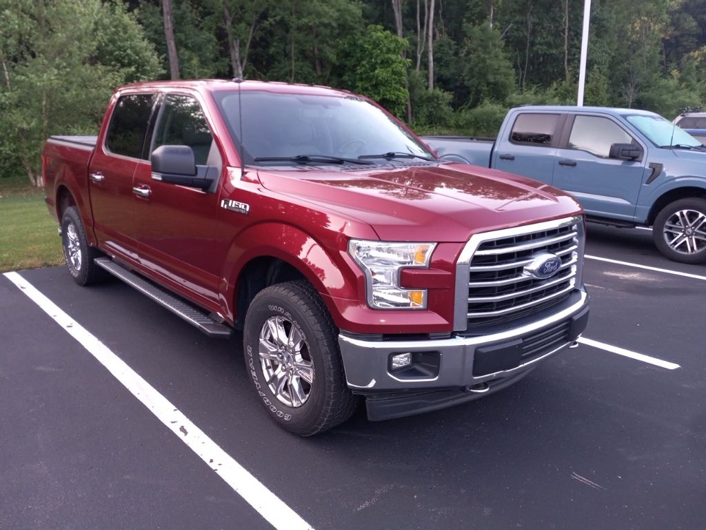 Ruby Red Metallic 2017 Ford F-150 Pickup Truck Four-Wheel Drive 6-Speed Automatic