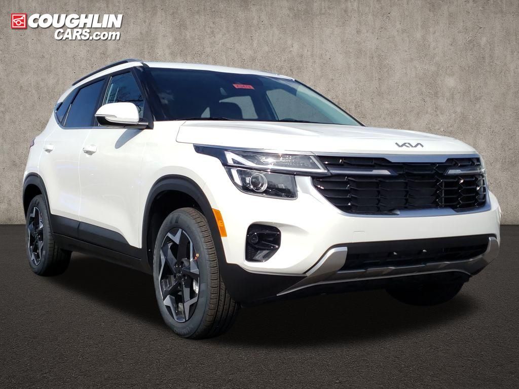 Snow White Pearl 2026 Kia Seltos SUV / Crossover All-Wheel Drive Continuously Variable Transmission
