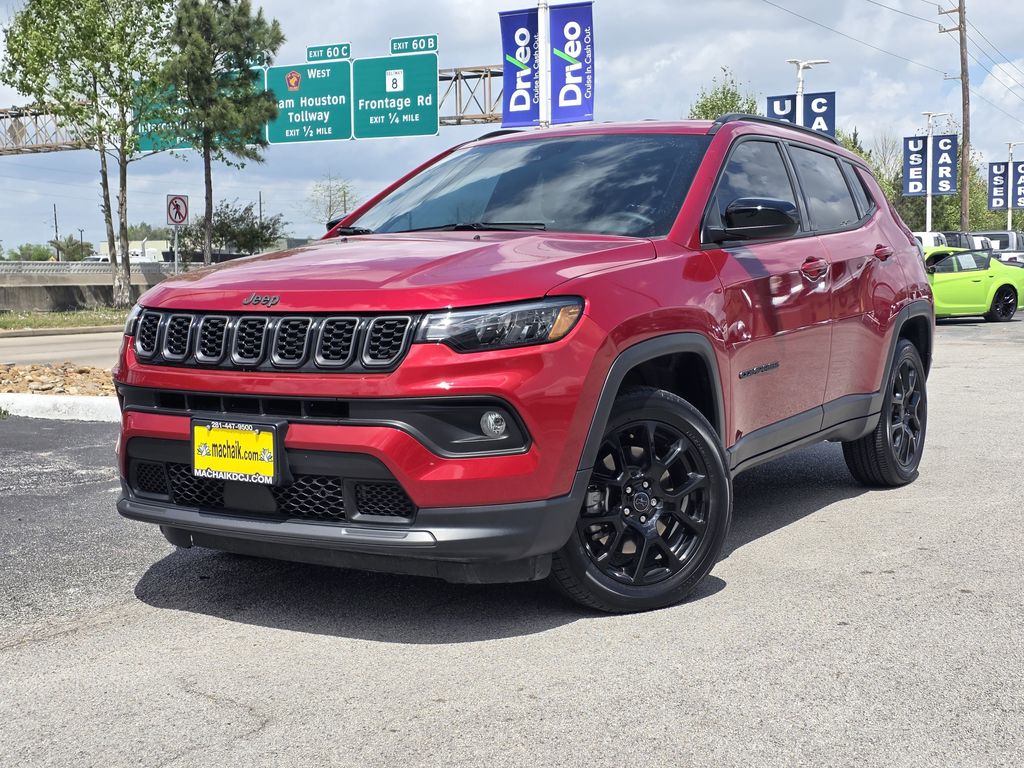 Red Hot Pearlcoat 2025 Jeep Compass Latitude 4WD SUV / Crossover Four-Wheel Drive 8-Speed Automatic