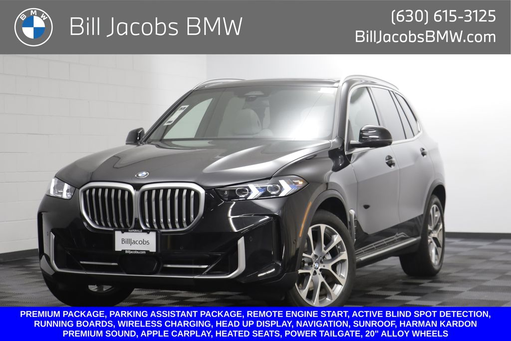 Black Sapphire Metallic 2026 BMW X5 SUV / Crossover All-Wheel Drive Automatic