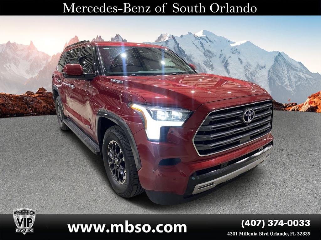 Red 2023 Toyota Sequoia SUV / Crossover Four-Wheel Drive Automatic