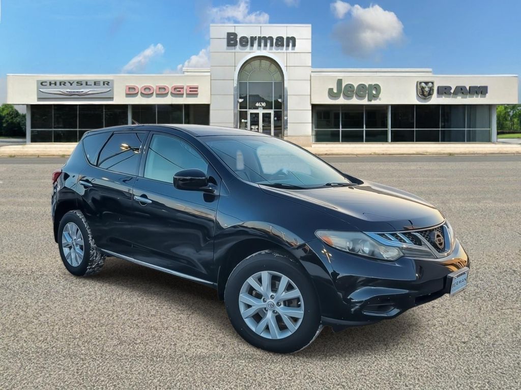 Super Black Clearcoat 2013 Nissan Murano S AWD SUV / Crossover All-Wheel Drive Continuously Variable Transmission