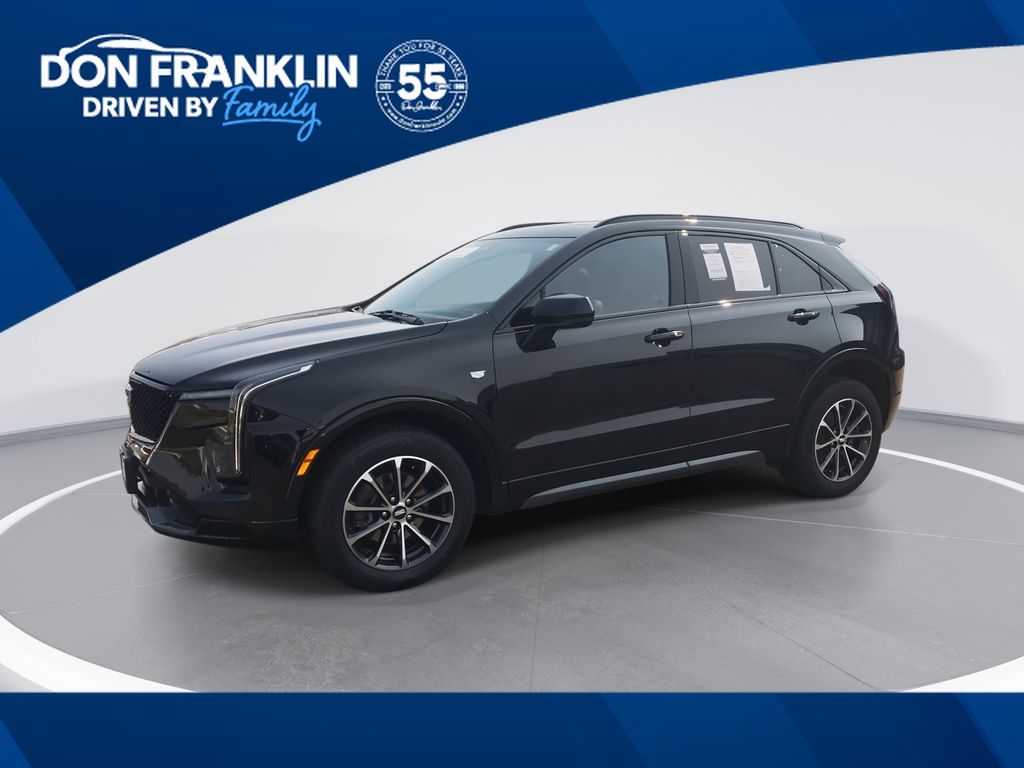 Black 2024 Cadillac XT4 Sport AWD SUV / Crossover Four-Wheel Drive 9-Speed Automatic