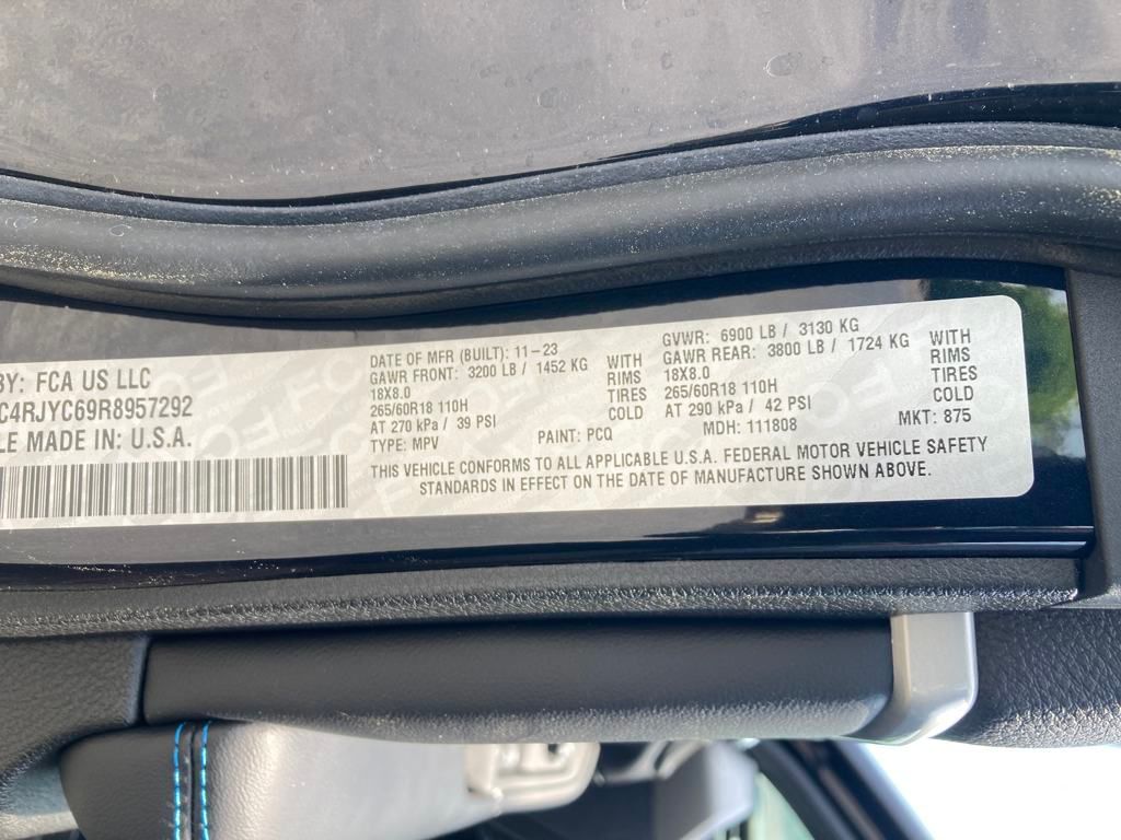 New 2024 Black Jeep Trailhawk 4xe image 23