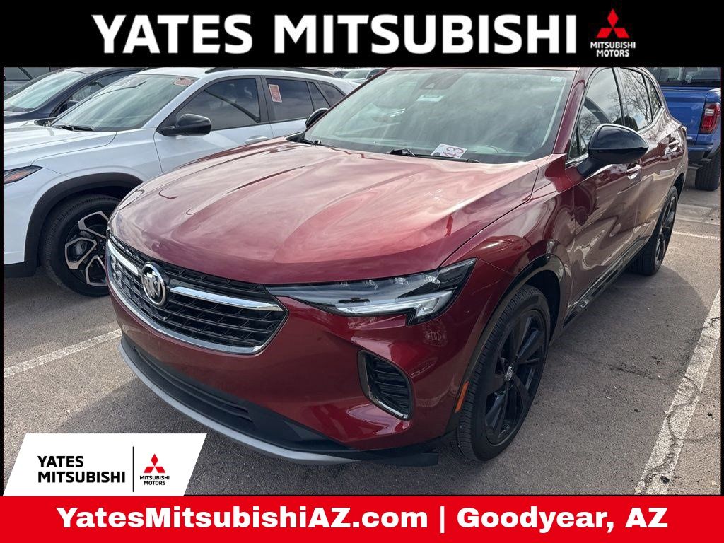 Cinnabar Metallic 2023 Buick Envision Essence FWD SUV / Crossover Front-Wheel Drive 9-Speed Automatic