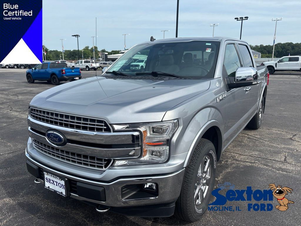 Iconic Silver Metallic 2020 Ford F-150 Pickup Truck Four-Wheel Drive Automatic