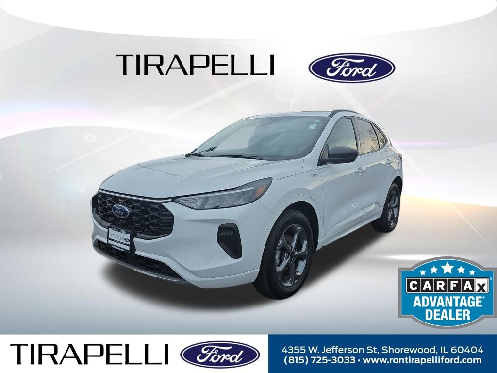 Oxford White 2023 Ford Escape ST-Line AWD SUV / Crossover All-Wheel Drive Automatic