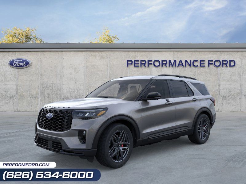 Gray Metallic 2026 Ford Explorer ST-Line RWD SUV / Crossover Rear-Wheel Drive Automatic