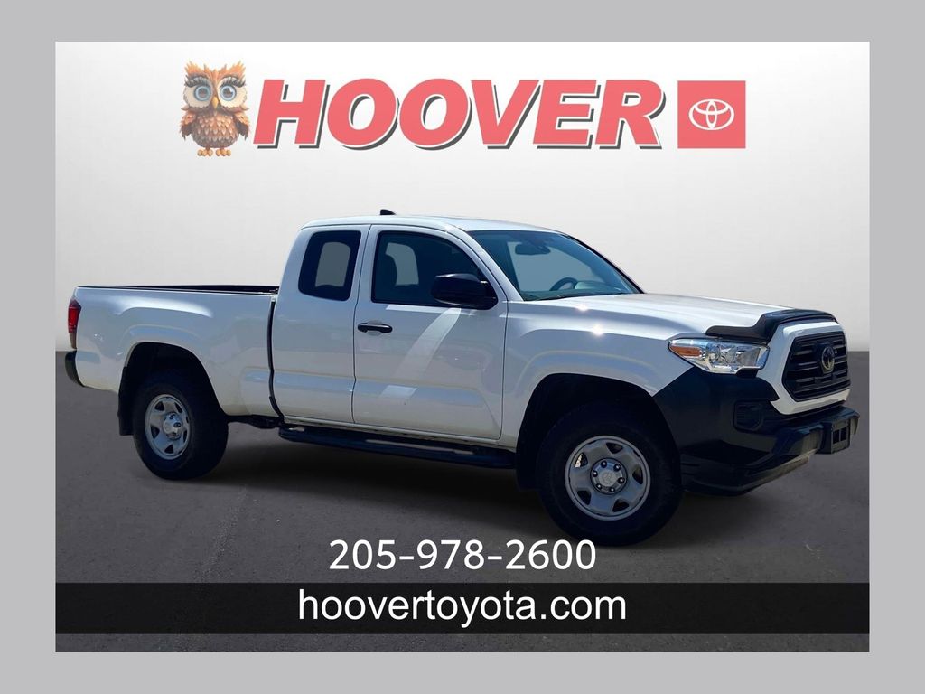 Super White 2019 Toyota Tacoma Pickup Truck 4X2 6-Speed Automatic