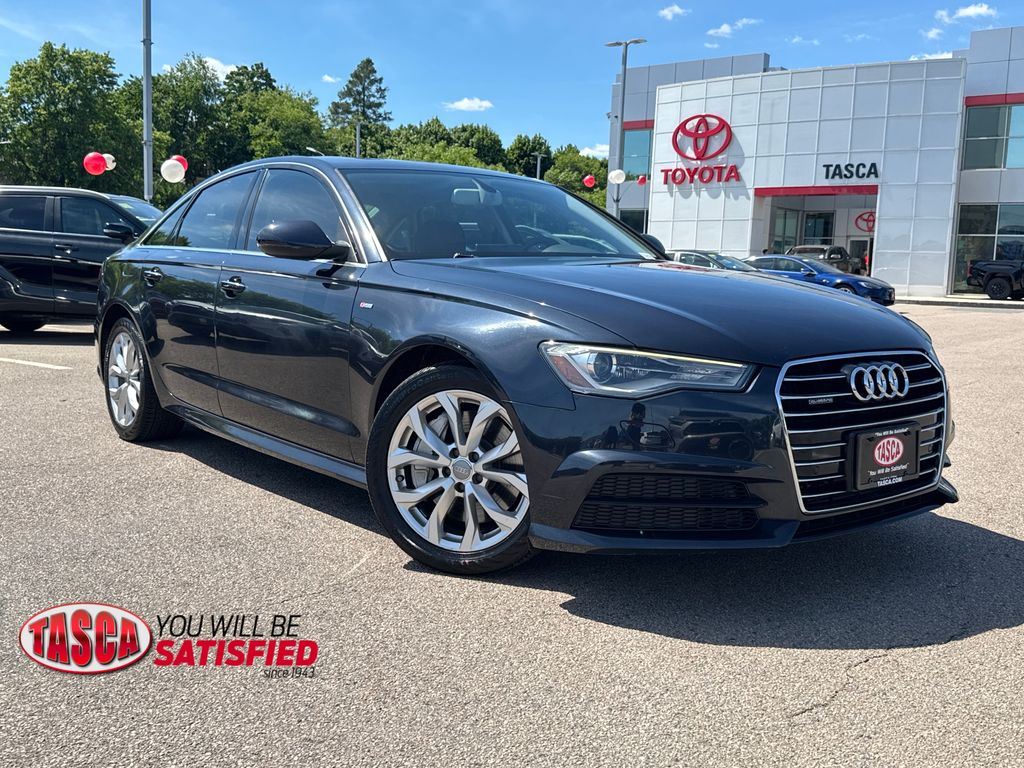Moonlight Blue Metallic 2017 Audi A6 Sedan All-Wheel Drive 8-Speed Automatic
