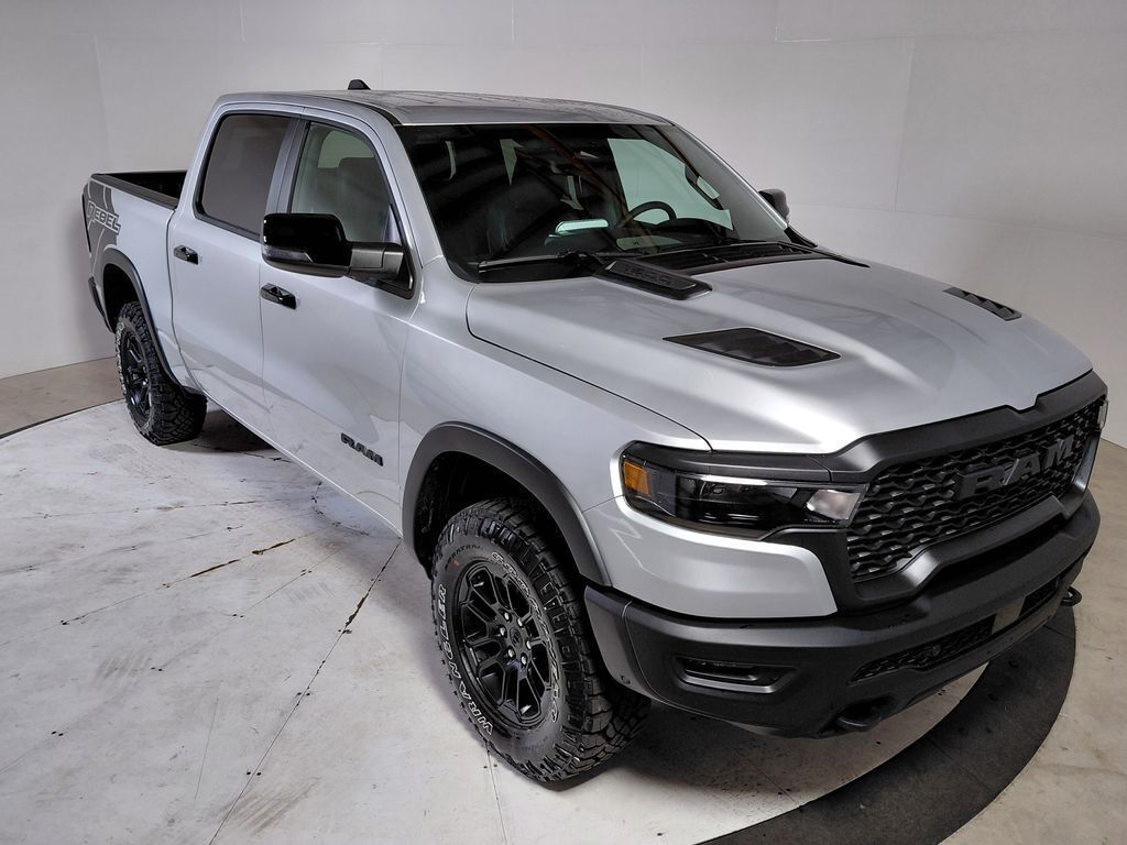 Silver Zynith 2026 RAM 1500 Pickup Truck Four-Wheel Drive 8-Speed Automatic