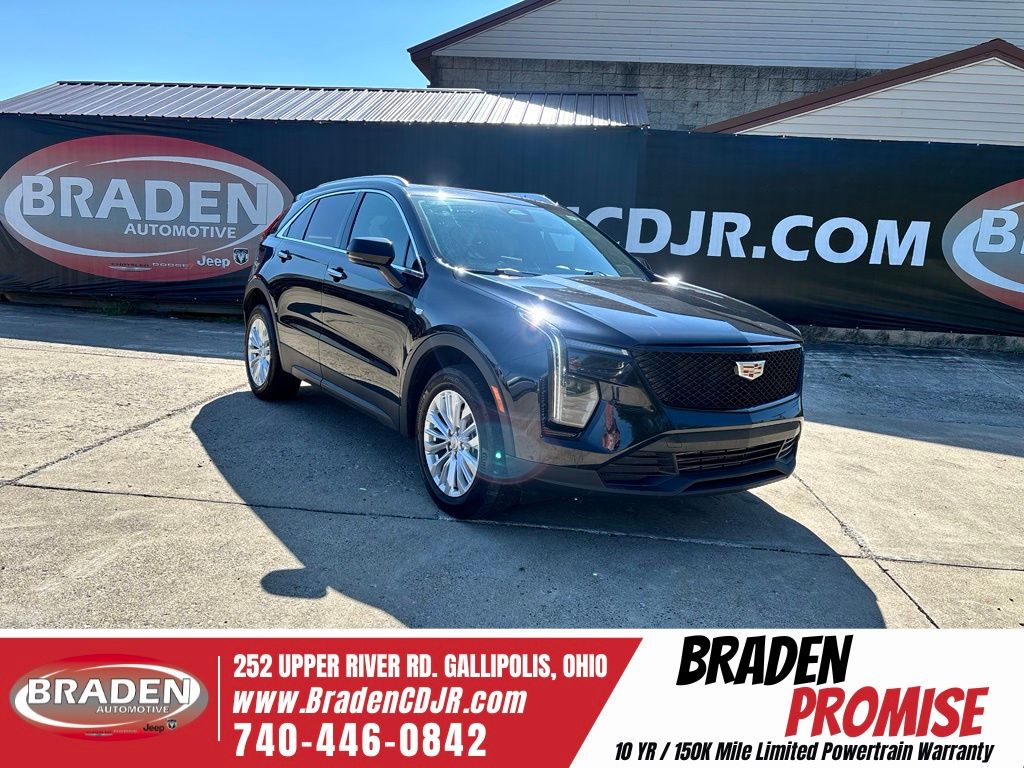 Stellar Black Metallic 2024 Cadillac XT4 SUV / Crossover Four-Wheel Drive 9-Speed Automatic