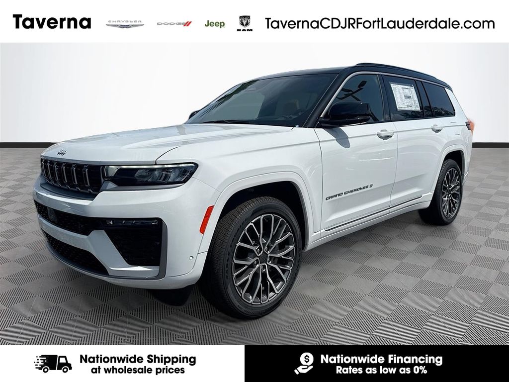 Bright White Clearcoat 2026 Jeep Grand Cherokee L Summit 4WD SUV / Crossover Four-Wheel Drive 8-Speed Automatic