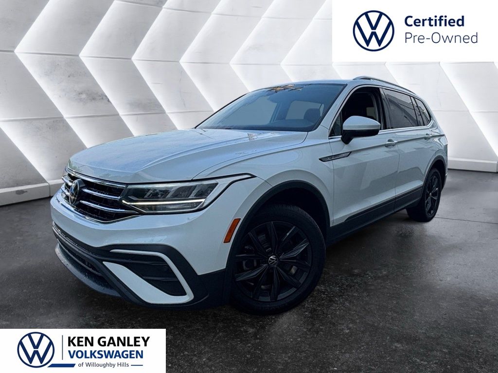 Pure White 2024 Volkswagen Tiguan SUV / Crossover All-Wheel Drive 8-Speed Automatic