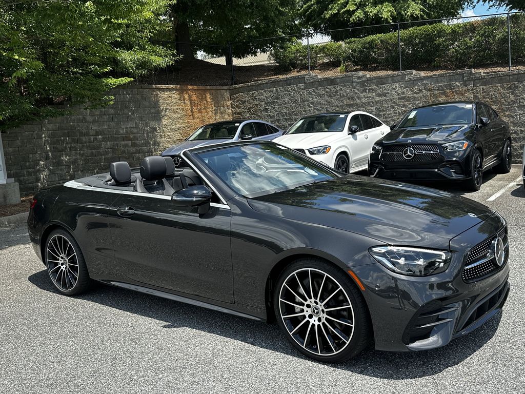 Gray 2023 Mercedes-Benz E-Class Convertible Rear-Wheel Drive 9-Speed Automatic