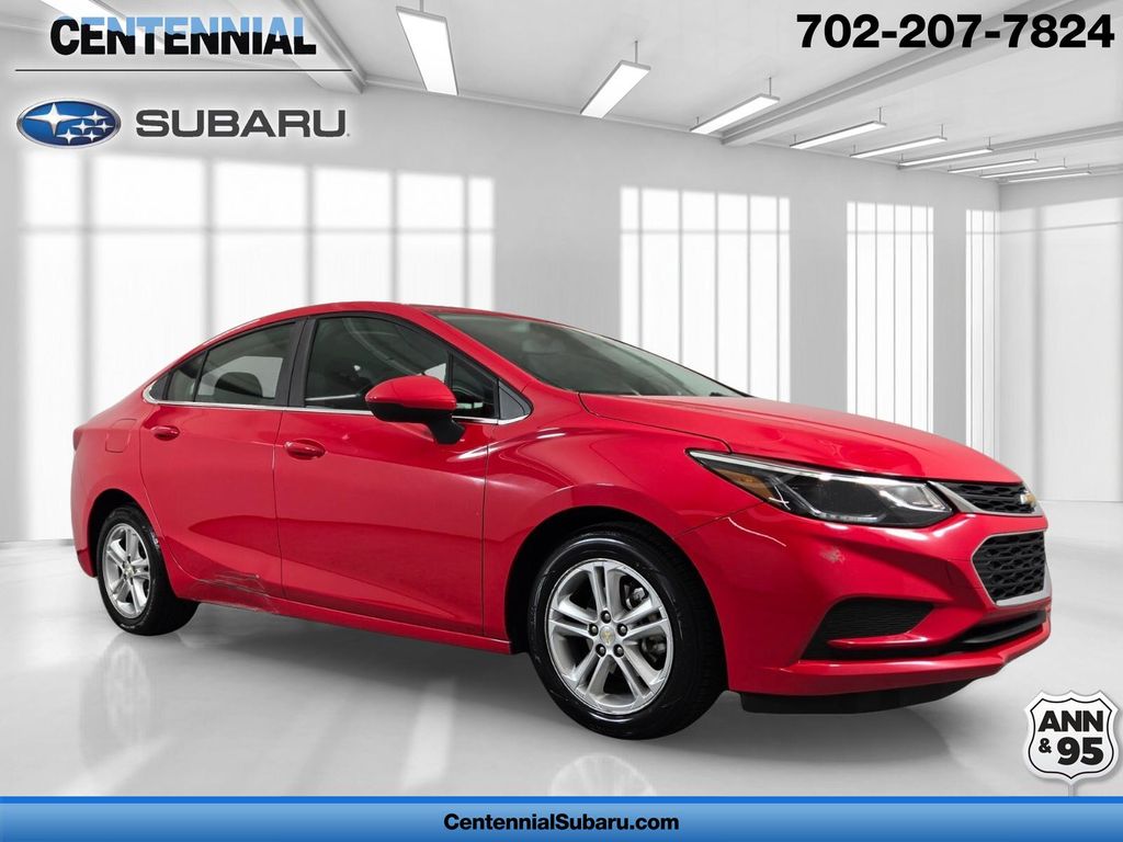 Red Hot 2017 Chevrolet Cruze LT Sedan FWD Sedan Front-Wheel Drive 6-Speed Automatic