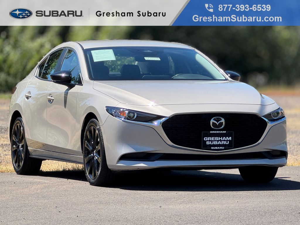 Gray (Platinum Quartz Metallic) 2025 Mazda MAZDA3 2.5 S Select Sport FWD Sedan Front-Wheel Drive 6-Speed Automatic