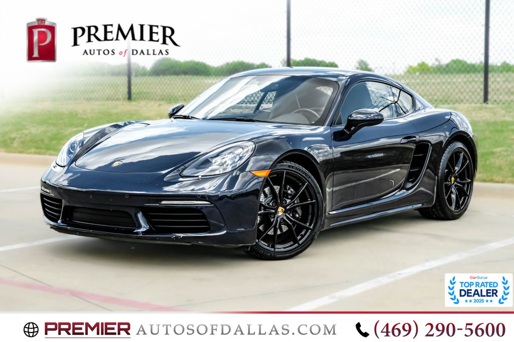 Night Blue Metallic 2019 Porsche 718 Cayman RWD Coupe Rear-Wheel Drive 7-Speed Automatic