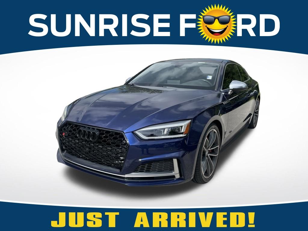 Blue Metallic 2018 Audi S5 Coupe All-Wheel Drive 8-Speed Automatic