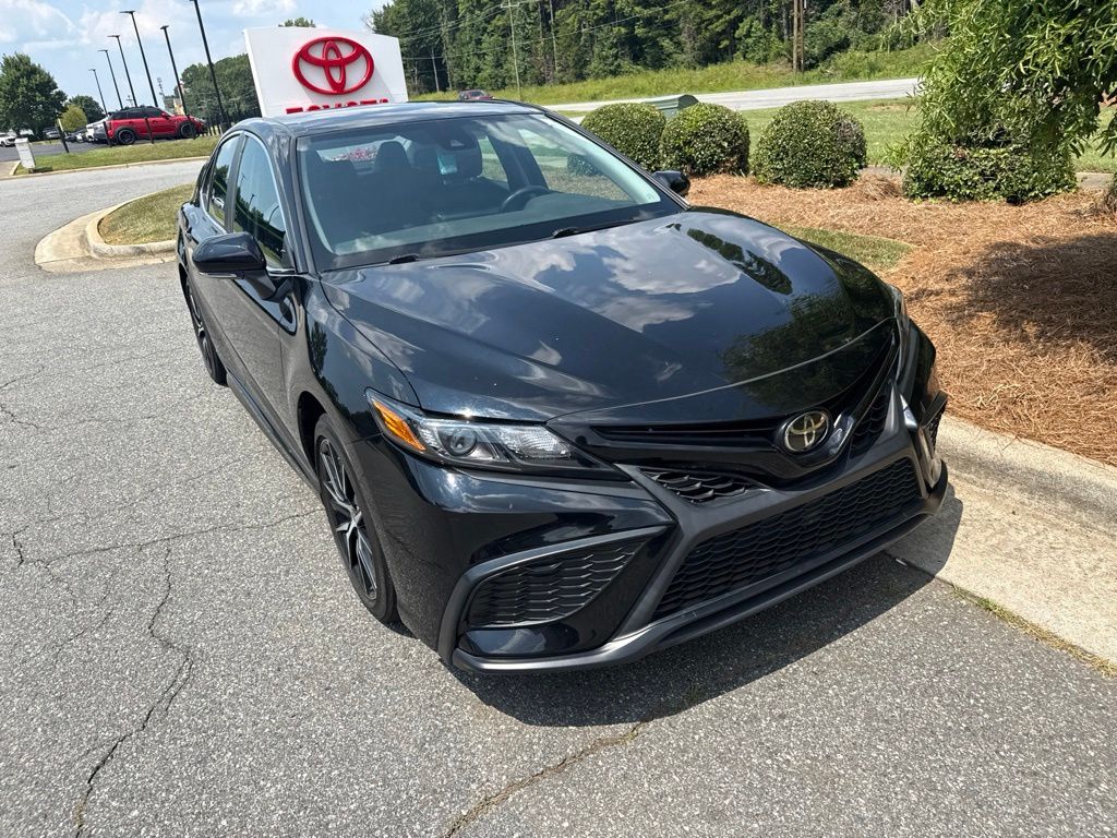 Used 2023 Black Toyota SE image 2