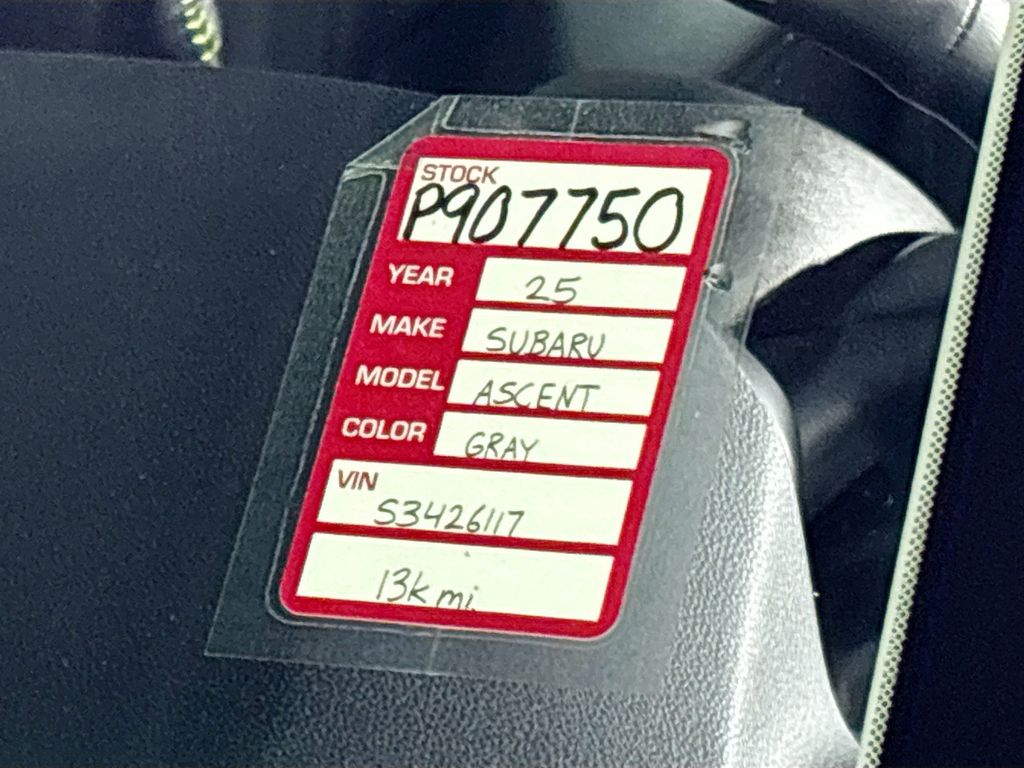 2025 Subaru Ascent Onyx Edition