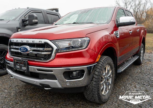 Red Metallic 2020 Ford Ranger Lariat SuperCrew 4WD Pickup Truck Four-Wheel Drive Automatic