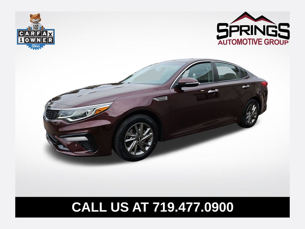 Red (Sangria) 2019 Kia Optima Sedan Front-Wheel Drive 6-Speed Automatic