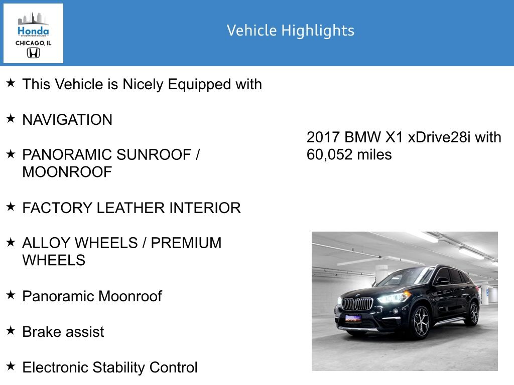 2017 BMW X1 xDrive28i 7