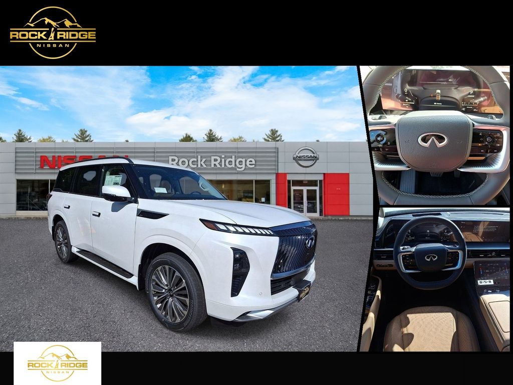 White 2026 INFINITI QX80 SUV / Crossover All-Wheel Drive 9-Speed Automatic