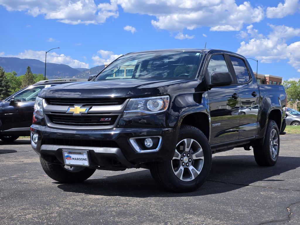 Black 2019 Chevrolet Colorado Pickup Truck Four-Wheel Drive 8-Speed Automatic